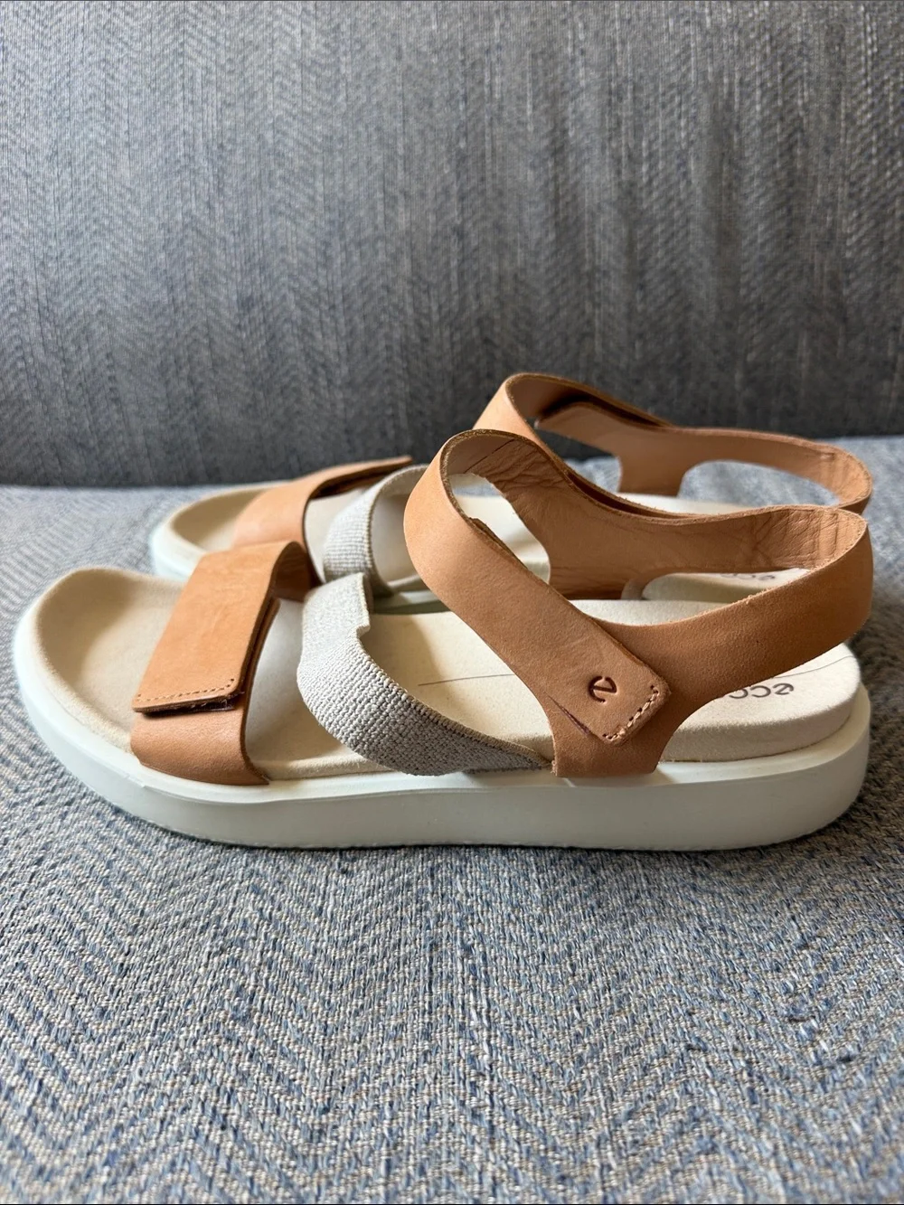 Ecco Flowt Danish Design 2 Band Sandals Size: 40